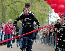 Can-Do-Ability: Paralysed woman finishes 42 kilometre marathon with bionic suit